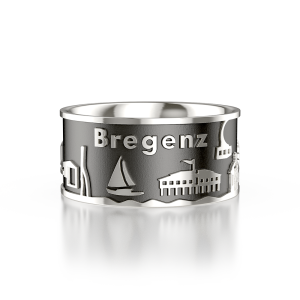 Triangel Ring Bregenz Silber geschwärzt