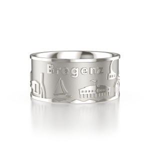 Triangel Ring Bregenz Silber weiß