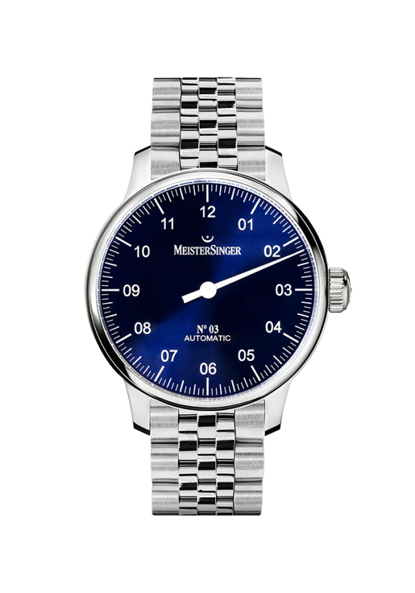 Meistersinger No.03 N°03 Sonnenschliff Blau AM908_MGB20