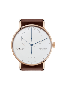 NOMOS Glashütte Lambda Roségold mit gebläuten Zeigern 932