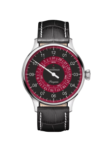 Meistersinger Pangaea Day Date Pangaea Day Date Schwarz Bordeaux PDD902R_SG01