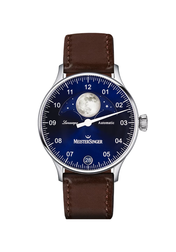 Meistersinger Lunascope Lunascope Sonnenschliff Blau LS908_SCF02