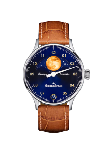 Meistersinger Lunascope Lunascope Sonnenschliff Blau und Gold LS908G_SG03