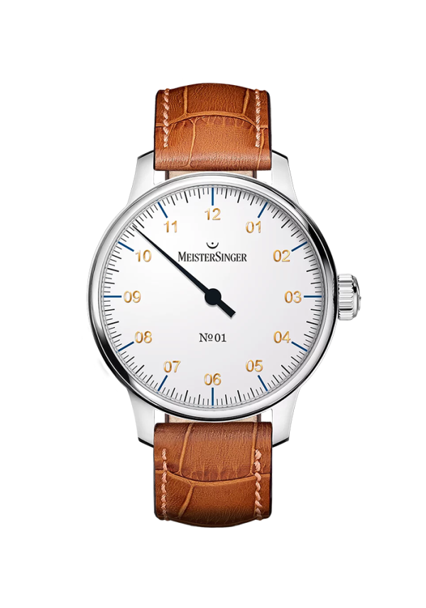 MeisterSinger N°01 43mm Weiß AM3301G_SG03