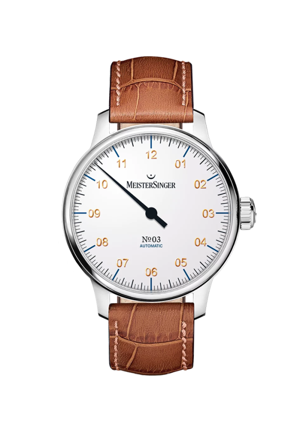 MeisterSinger N°03 43mm Weiß AM901G_SG03