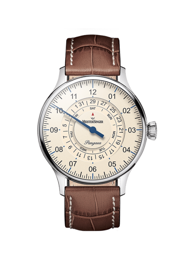 MeisterSinger Pangaea Day Date Elfenbein PDD903