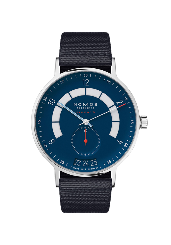 NOMOS Glashütte Autobahn neomatik 41 Datum nachtblau 1302