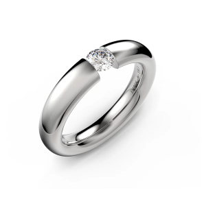 Niessing Spannring Oval N141793 Platin