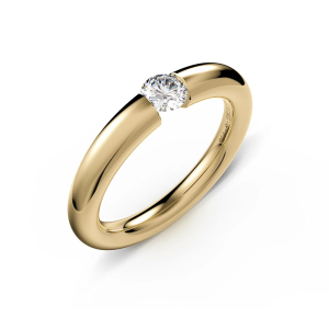 Niessing Spannring Verlauf N141790 Gelbgold